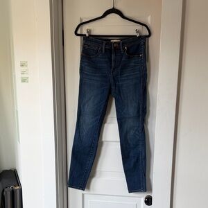 Madewell 10” High-rise Women's Dark Blue Slim Jeans